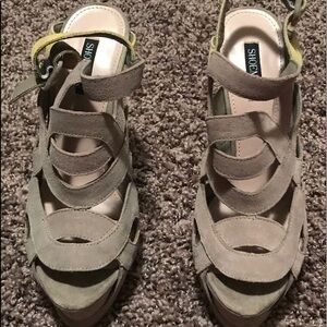 Shoemint 'Stella' caged sandals Size 8